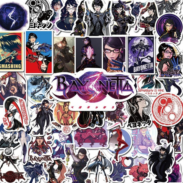 10-50pcs Bayonetta stickers Jeanne graffiti Stickers for DIY Luggage Laptop Skateboard Motorcycle Stickers