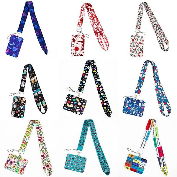 Longe médicale carte de crédit ID titulaire Badge médecin infirmière étudiant femmes voyage banque Bus carte de visite couverture Badge