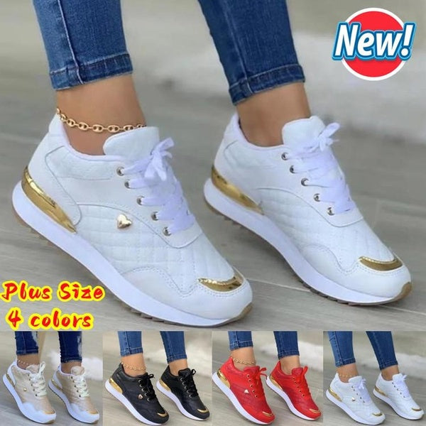 NEW Women Sneakers Mesh Patchwork Lace Up Ladies Flats Outdoor Running Walking Shoes Comfortable Breathable Female Footwear Zapatillas Mujer