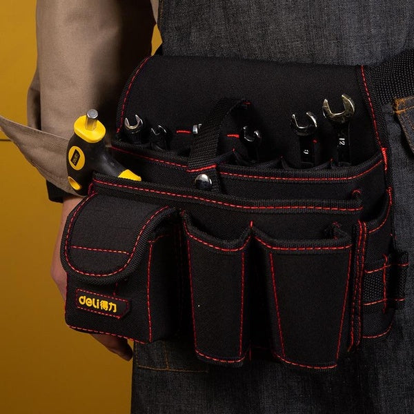 Multifunctional Tool Storage Bag Pouch Belt Hardware Electrician Toolkit Drill Waist Wrench Screwdriver Tool Bags Organizer
