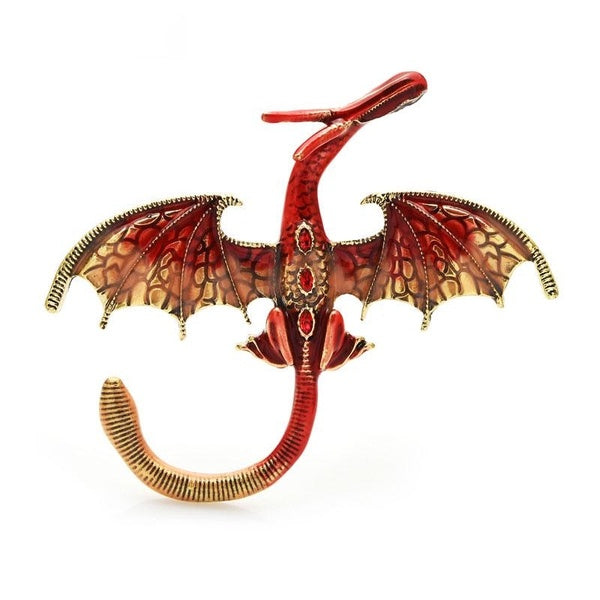 TV-Play Dragon Brooches Newest Quality Enamel Brooch Pins Jewelry Accessories Matron Inn