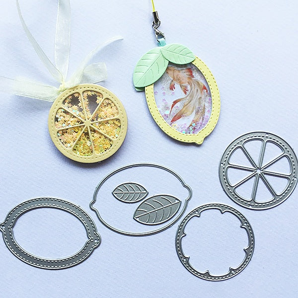Fruit Lemon Oranges Metal Cutting Dies Gift For DIY Scrapbooking Album Greeting Cards Decorative Craft Embossing Die Cut -ZJ