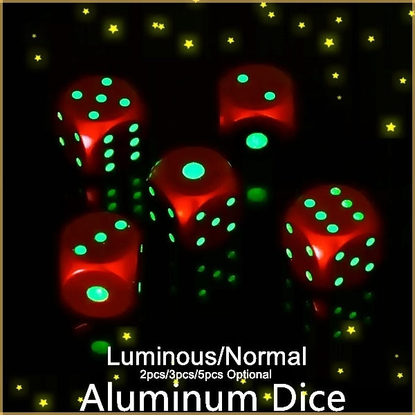 Barre de dés lumineuse en aluminium solide KTV Games Prop (2pcs - 3pcs - 5pcs lumineux normal en option)