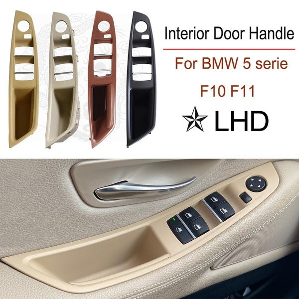 1 pc LHD intérieur conducteur porte tirer poignée accoudoir panneau garniture pour BMW série 5 F10 F11 F18 520 523 525 528 530