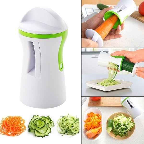 Spiralizer Vegetable Slicers Double Grater Noodle Cutter Zucchini Pasta Spaghetti Maker Spiral Sharpener Kitchen Gadget