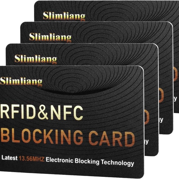 Rfid Blocking Card Nfc Contactless Cards Protection 1 Card Protects Your Entire Wallet No More Need For Single Sleeves For Men Or Women, Cred