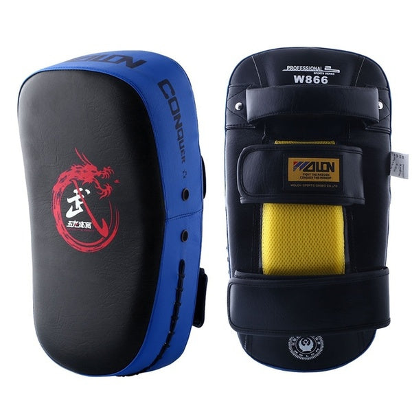 Brand New Thai Kick Boxing Curve Pads Punch Training Foot Tae Kwon Do Focus Target Pad