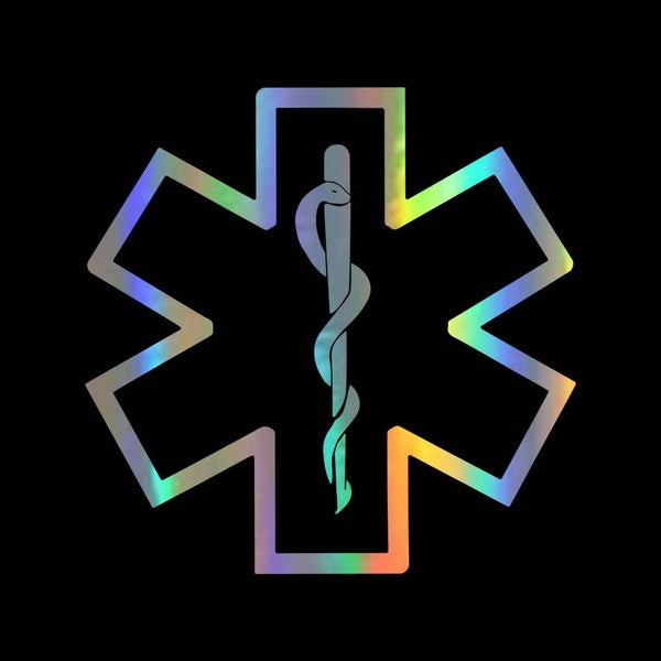 13*13CM Rylybons Star Of Life Symbol Stickers and Decals Car Stickers Car Styling Decoration Door Body Window Vinyl Car Sticker for Auto