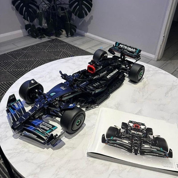 New 1640pcs Super Formula Racing Car Model Building Block Brick Educational Assembly Toy Children Boy Gift