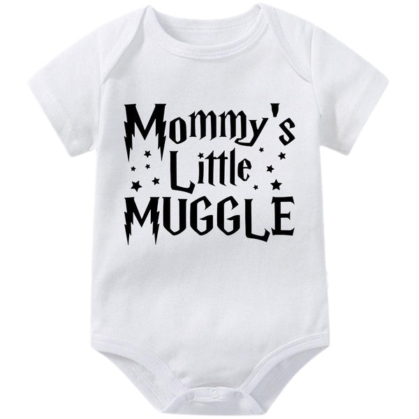 Mommy's Little Muggle Baby Onesies,Cute Baby Bodysuit,Creeper Infant One-piece for Girls,Funny Novelty Short Sleeve Jumpsuit Rompers,Cute Newborn Bab