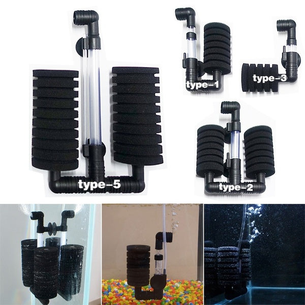 Aquarium Éponge Filtre Fish Tank Crevettes Étang Pompe À Air Biochimique Éponge Filtre Bio Éponge Filtre Aquarium Filtration Filtre