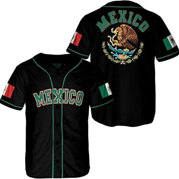 Mexico Mexican Baseball Shirt,Customized Team Name Mexican Aztec