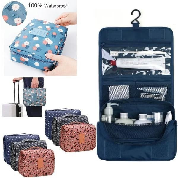 Femmes voyage sac cosmétique pour articles de toilette hommes trousse de toilette suspendus sacs cosmétiques étanche grand voyage trousses de maquill
