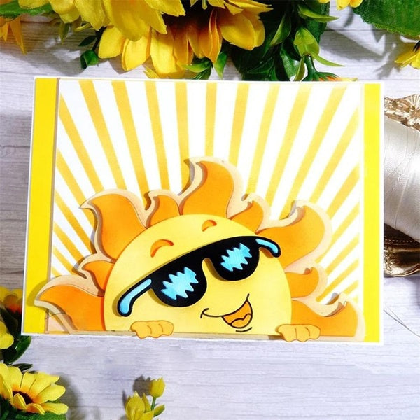 Burning Sun Metal Cutting Dies Stencils Die Cut for DIY Scrapbooking Album Paper Card Embossing Crafts