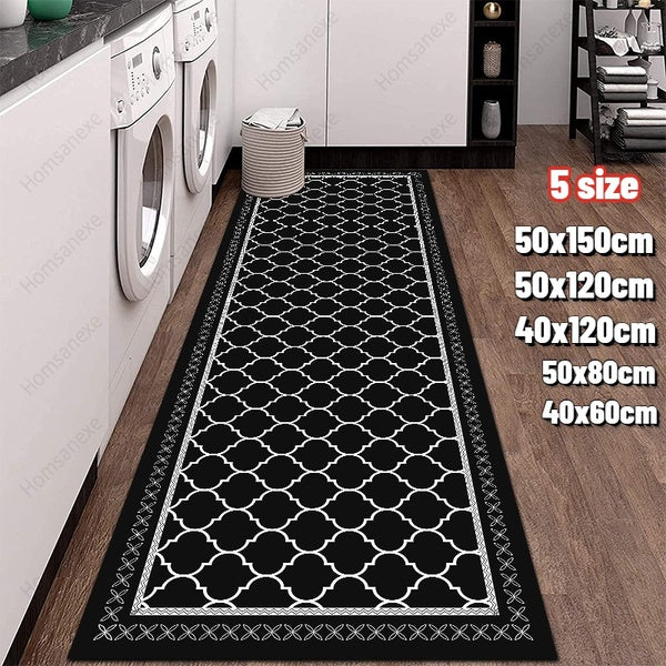 Homsanexe Decor Non-slip Carpet for Bathroom and Laundry Room Comfortable Carpet Suitable for Kitchen and Bathroom Standing Desk Household Supplies (