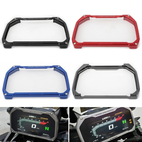 1PC Motorcycle Meter Frame Cover Screen Protector Covers Acrylic Aluminum For BMW R1250GS R1250GSA F900R F900XR F850GS F750GS C400X 2018-2020