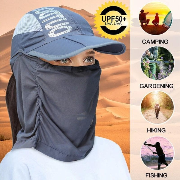Chapeau de protection UV pliable, casquette de protection solaire, baseball, golf, chapeaux de queue de cheval, casquette de soleil, chapeaux de pêch