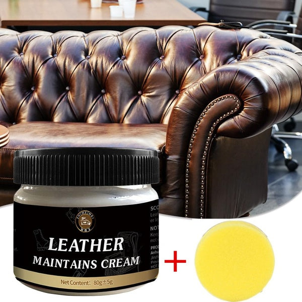Leather Cream Leather Conditioner for Leather Clothes Pants Bags Car Seat Polishing Nourishment and Care Leather Maintenance