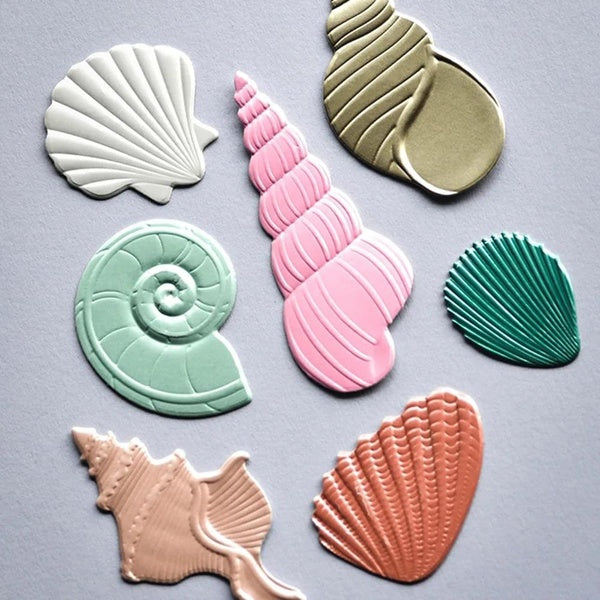 6-PCS-LOT Summer Seafood Metal Cutting Dies for DIY Scrapbook Cutting Die Paper Cards Embossed Decorative Craft Die Cut