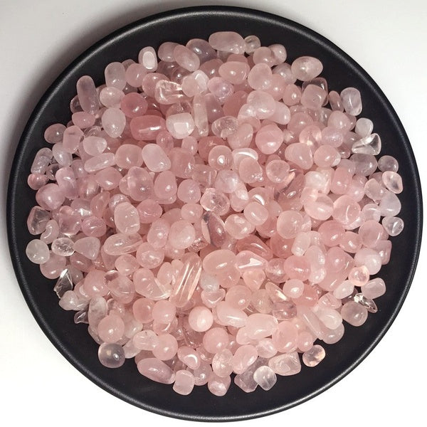 100g-pack Natural Pink Gravel Rock Crystal Quartz Fish Tank Flowerpot DIY Stone