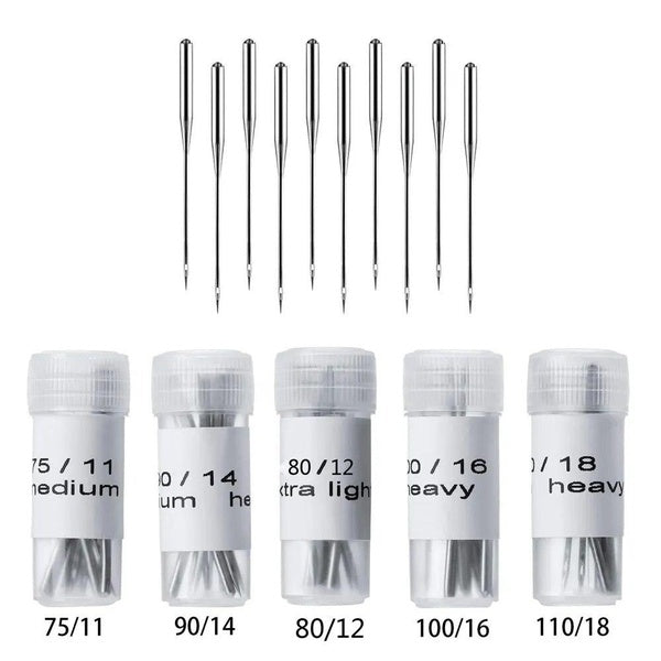 10 Pack Home Sewing Machine Needles 70-11 80-12 90-14 100-16 110-18 Universal Regular Point Machine Needles for Sewing Machine Quilting Needles