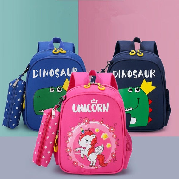 Dessin animé licorne enfants sacs d'école garçons filles dinosaure licorne sac à dos sac à bandoulière enfants Mini petit cartable maternelle sac à d