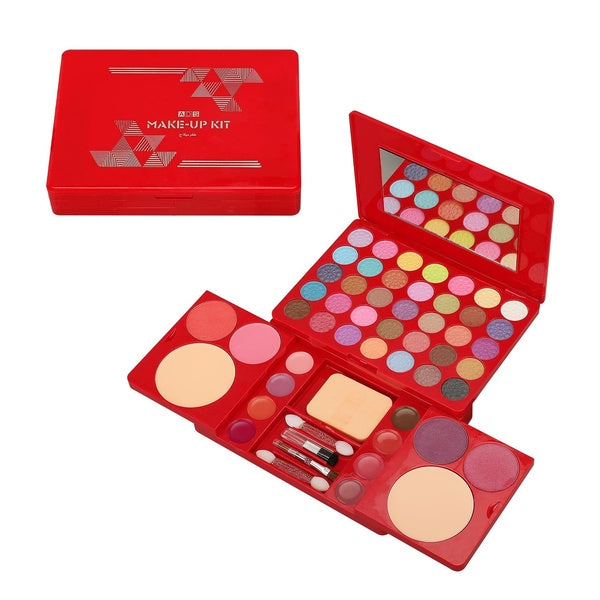 ADS-8927B Makeup Case Set Kit-Ultimate Color Combination-Holiday Gift Set Cosmetics Eye Shadow Lip Gloss Blush Combo Palette