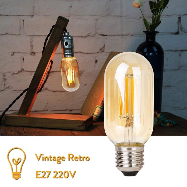 Ranpo T45 Retro Edison Bulb 4W E27 Vintage Filament LED Light Bulbs Warm White COB 220V Lamp