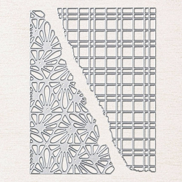 Split Card Textures Frame Dies Card Base Metal Cutting Dies Lattice DieCuts for DIY Scrapbooking Embellishments Hand Crafts Making