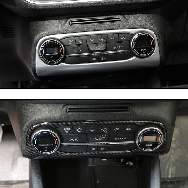 Front Air Conditioner Switch Buttons Frame Cover Trim For Ford Focus 2019 2020 2021 MK4 ST-LINE Accessories Car Styling