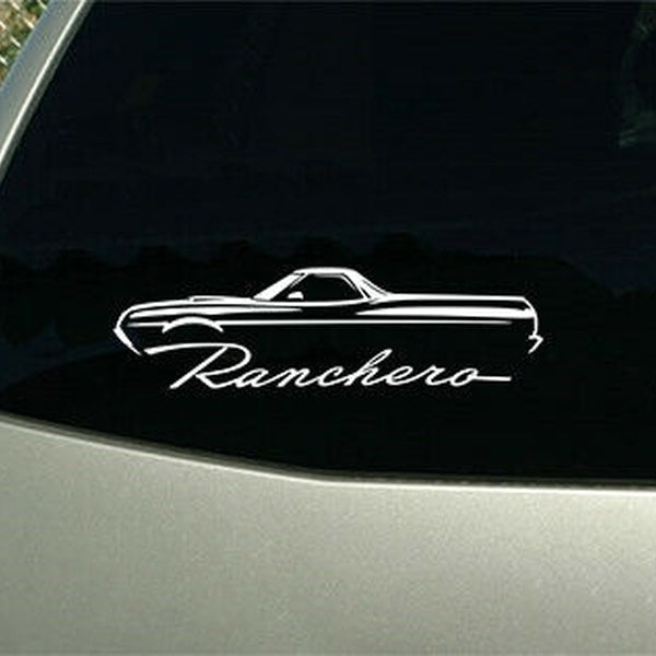 1972 1973 1974 1975 1976 Ford Ranchero truck car sticker decal wall graphic