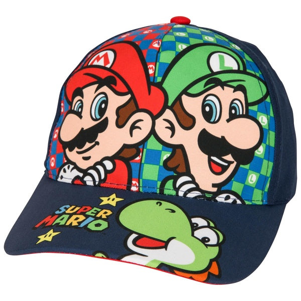 Casquette de baseball Super Mario Bros. dos à dos pour enfants