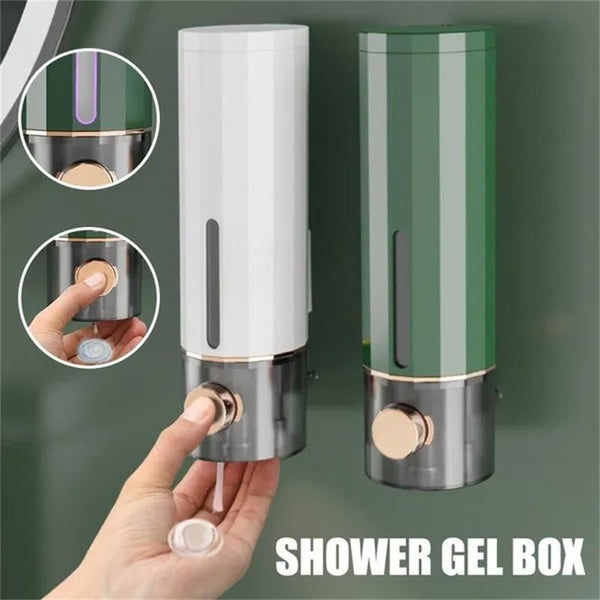 1Pcs 450ML Touchless Wall Mounted Soap Dispenser Bathroom Sanitizer Shampoo and Shower Gel Container Bottle Liquid Soap Dispensers
