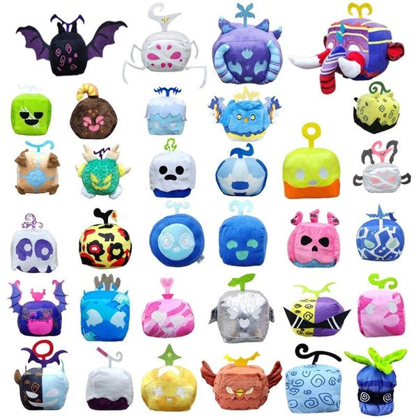 Blox Fruits Plush Toys,The Shadow Light Control Spirit Doll Plushies Toy for Fans,Soft Kawaii Hugging Plush Squishy Pillow Stuffed Figure Gifts for K