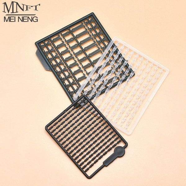 MNFT Lot de 6 cartes d'accessoires de pêche à la carpe, bouchon d'hameçon, bouillettes, perle d'arrêt d'appât, support d'appâts pour carpes, pour mat