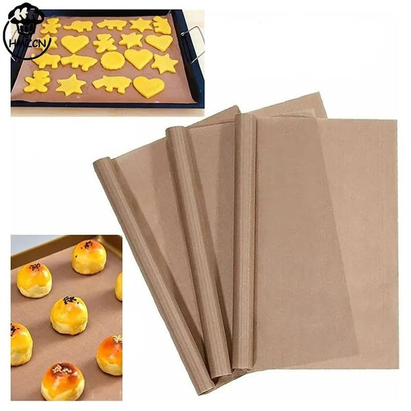 1pcs Baking Mat Sheet 30*40-40*60cm Resuable Resistant Oven Liner Sheet Oil-proof Baking Paper Non-stick Kitchen BBQ Baking Tool