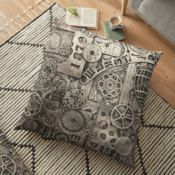 Steampunk Decoration Pillow Case Sofa Waist Throw Cushion Cover Home Decor