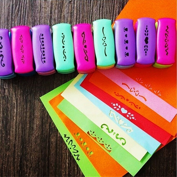 Mini DIY Border Paper Punch Edge Lace Punch for Card Scrapbooking Punches Kids Handmade Craft Gift Embossers