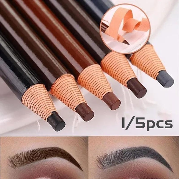 Eyebrow Tattoo Liner Pencil Tint Microblading Longlasting Waterproof Drawing Eye Makeup Eyebrow Enhancer Peel off Pen