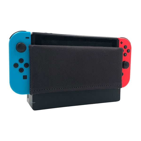Housse en polyester Nintendo Switch Dock Sock Dock Sleeve Screen Protection anti-rayures - Noir
