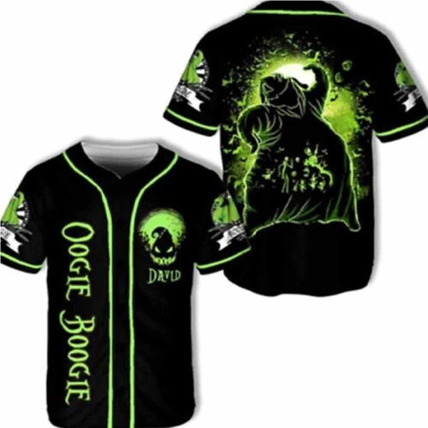 Oogie Boogie Nightmare Before Xmas Baseball Jersey Shirt