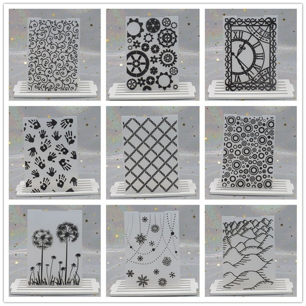 Plastic Embossing Folder For Scrapbooking Paper Card Making Clear Stamps DIY Photo Album