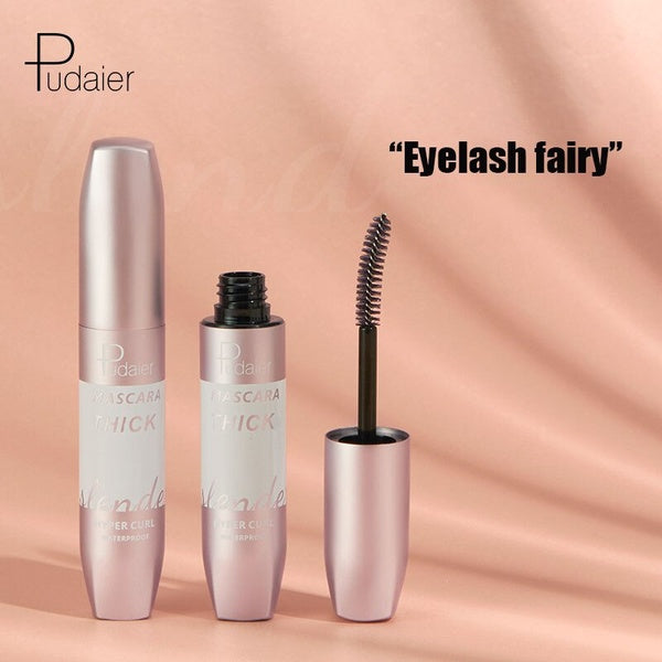 Santé & Beauté Pudaier 4D Épais Curling Mascara Imperméable À L'eau Maquillage Naturel Longue Durée Tête De Brosse En Silicone Mascara Métal Sensatio