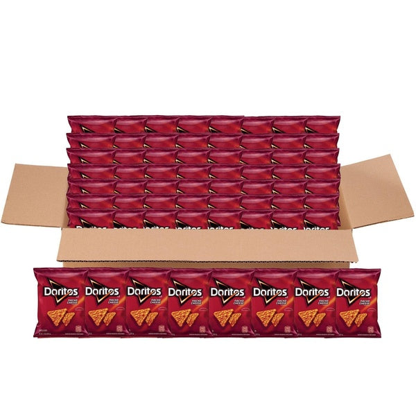 Doritos Nacho Cheese Tortilla Chips (1.75 oz, 64 ct)