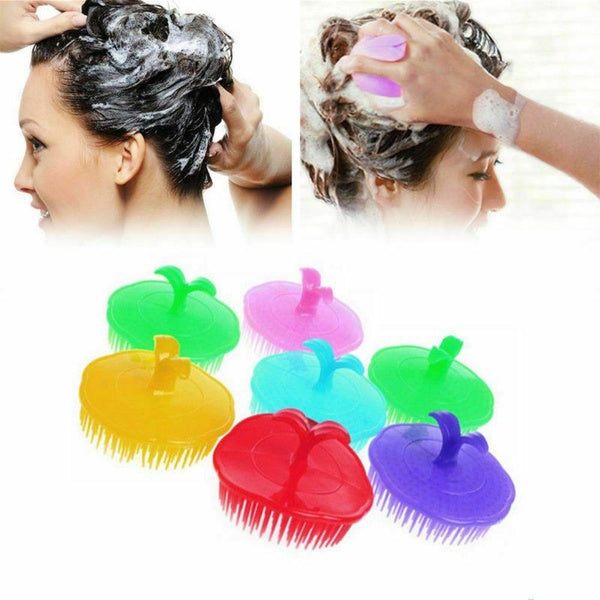Hair Washing Comb Head Massage Shampoo Brush Hair Clean Scalp Brush Portable New Soft Health Care Bathroom Products