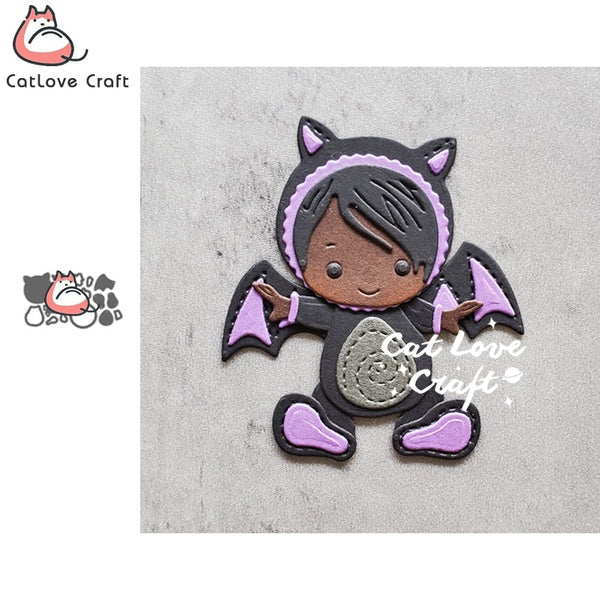 Catlove Bat Baby Animal Metal Cutting Dies Scrapbooking Mold Stencil Die Cuts Card Making DIY Craft Embossing New Dies For 2020