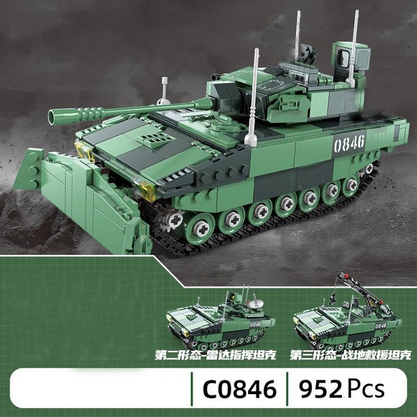 WW2 Military Model British Infantry Fighting Vehicles Collection Ornaments Building Blocks Bricks Toys Gifts