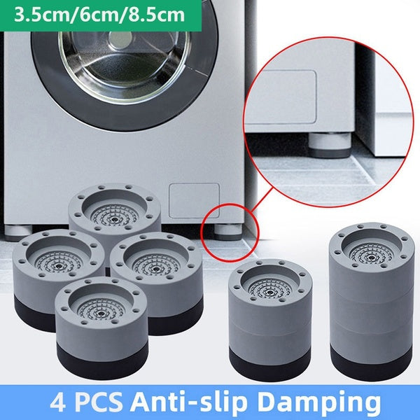1-4Pcs Anti Vibration Pads Washing Machine Rubber Feet Legs Mat Anti-vibration Pad Universal Noise-reducing Leg Base for Furniture