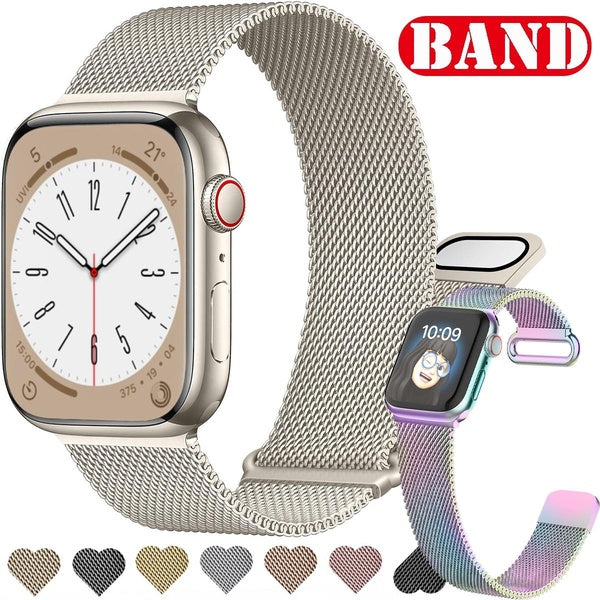 Bracelet magnétique en acier inoxydable pour montre intelligente Ultra 49 mm 8 7 45 mm 41 mm Bracelet en métal Accessoires Bracelet pour SmartWatch S