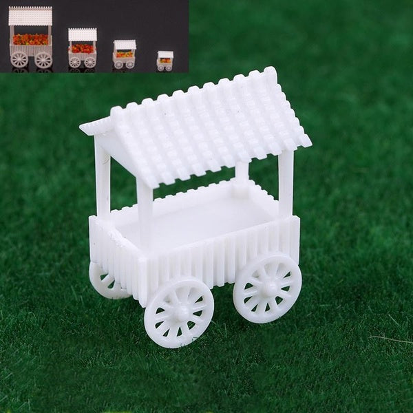 1-150 N Scale Miniature White Car Decorative Float Model Sand Table Diy Scene Garden Landscape Accessories Matron Inn